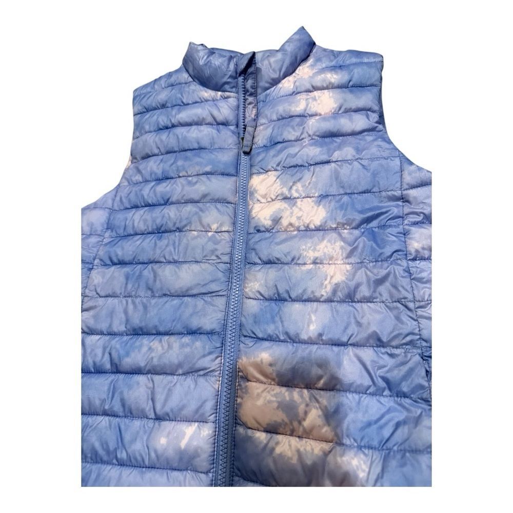 Lands' End Lavender Purple Girls Lg (10-12) Quilted Puffer Full Zip Vest - Picture 6 of 11